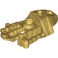 Lego Large Figure Limb Cover (Toa Inika) / Pearl Gold