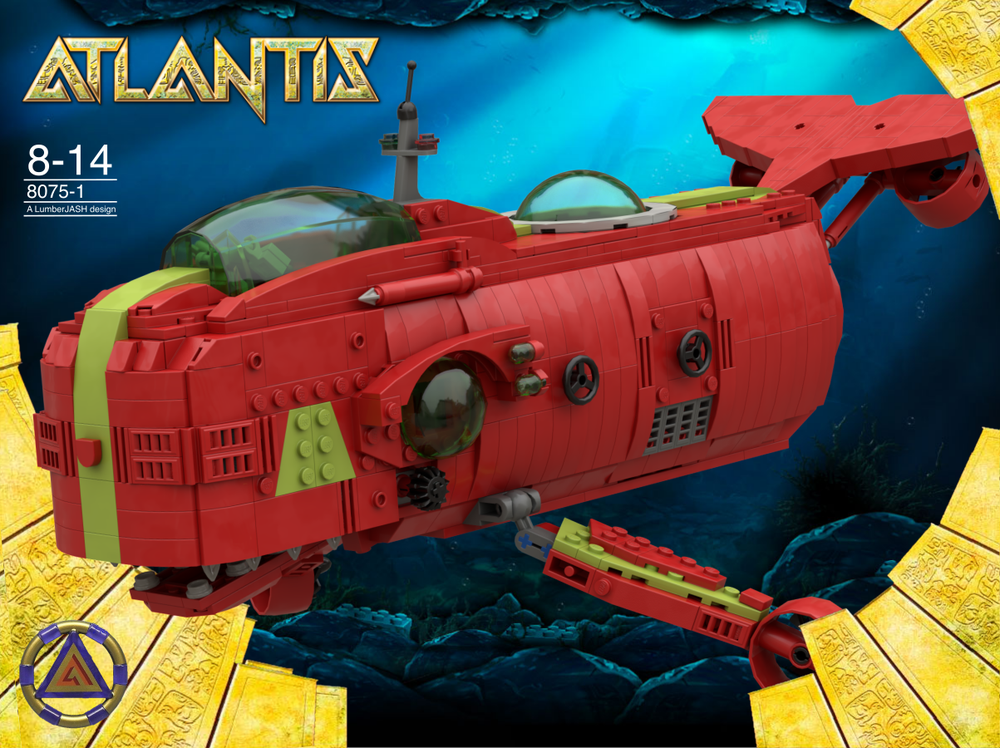 Lego Atlantis MOC - Philester Macrocephalus "Phil"