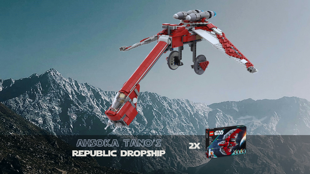 Lego Ahsoka Tano's Republic Dropship - 2x 75362 Alternative