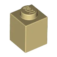 Brick 1 x 1 / Tan