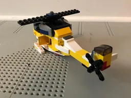 Custom Yellow Helicopter