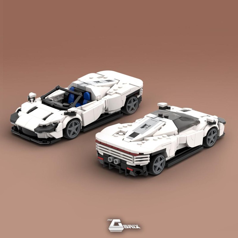 Lego Ferrari Daytona SP3 - White