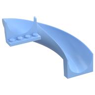 Lego Slide Curved 180° / Bright Light Blue