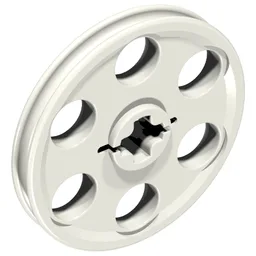 Technic Wedge Belt Wheel [aka Pulley] / White