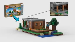 Minecraft Classic Village - Part 1: Blacksmith