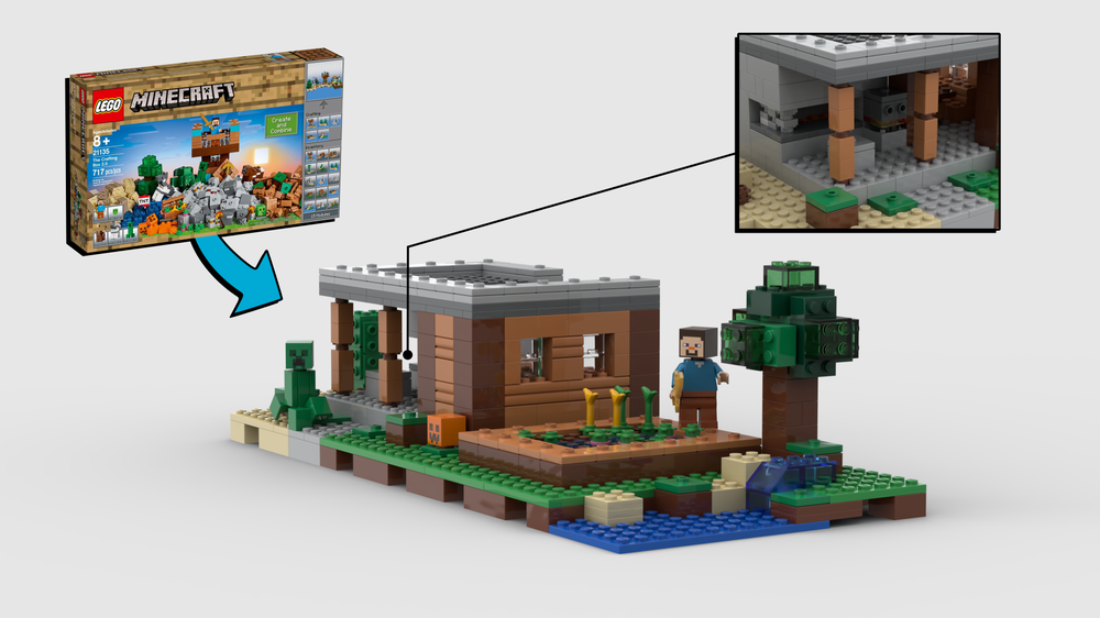 Lego Minecraft Classic Village - Part 1: Blacksmith