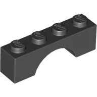 Brick Arch 1 x 4 / Black