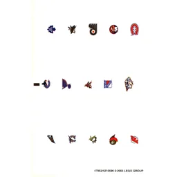 Sticker Sheet 1 for Sets 10127-1, 65182-1 / [No Color/Any Color]