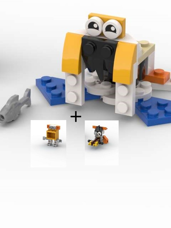Lego Walrus (& Meepers)