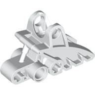 Lego Large Figure Foot, with Ball Joint Socket 2 x 3 x 5 / White