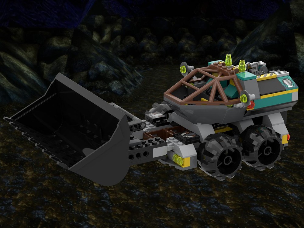 Lego Rock Raiders Loader Dozer Shovel Loader