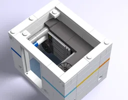 Modular living container -> air filter container