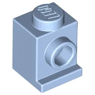 Brick Special 1 x 1 with Headlight / Bright Light Blue