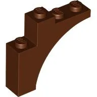 Brick Arch 1 x 4 x 3 / Reddish Brown