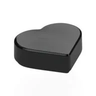 Tile 1 x 1 Heart / Black