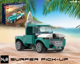 Surfer's pick-up - Lego 40448 alternate build 6