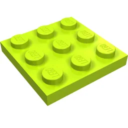 Plate 3 x 3 / Lime