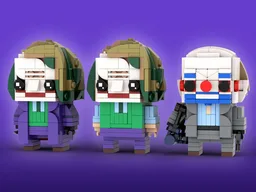Joker Brickheadz LEGO MOC - The Dark Knight