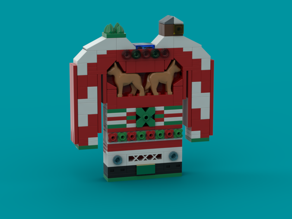 Lego Ugly Christmas Sweater (with NXT-enabled lights and sound)
