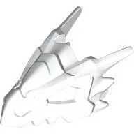 Creature Body Part, Dragon Head Upper Jaw, Hollow Eyes, Spikes / White