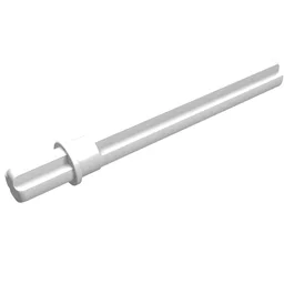 Technic Axle 5.5 with Stop [Flat Short End] / White