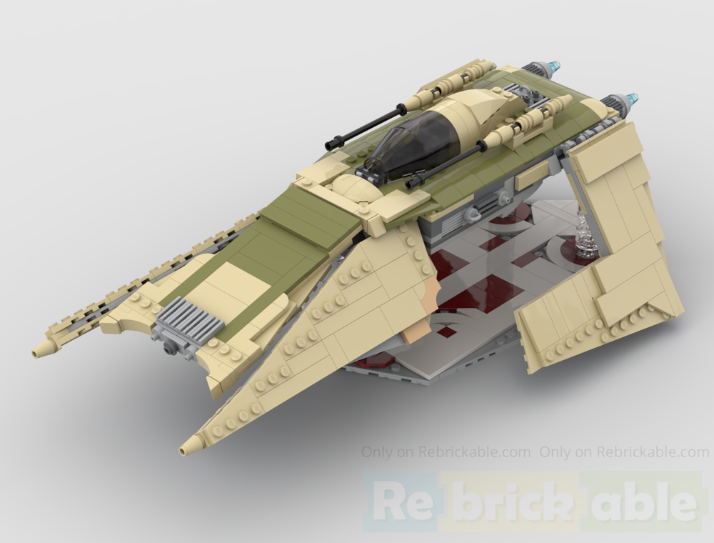 Lego Sharp Spiral: Modified SoroSuub Corperation Cutlass-9 Patrol Fighter