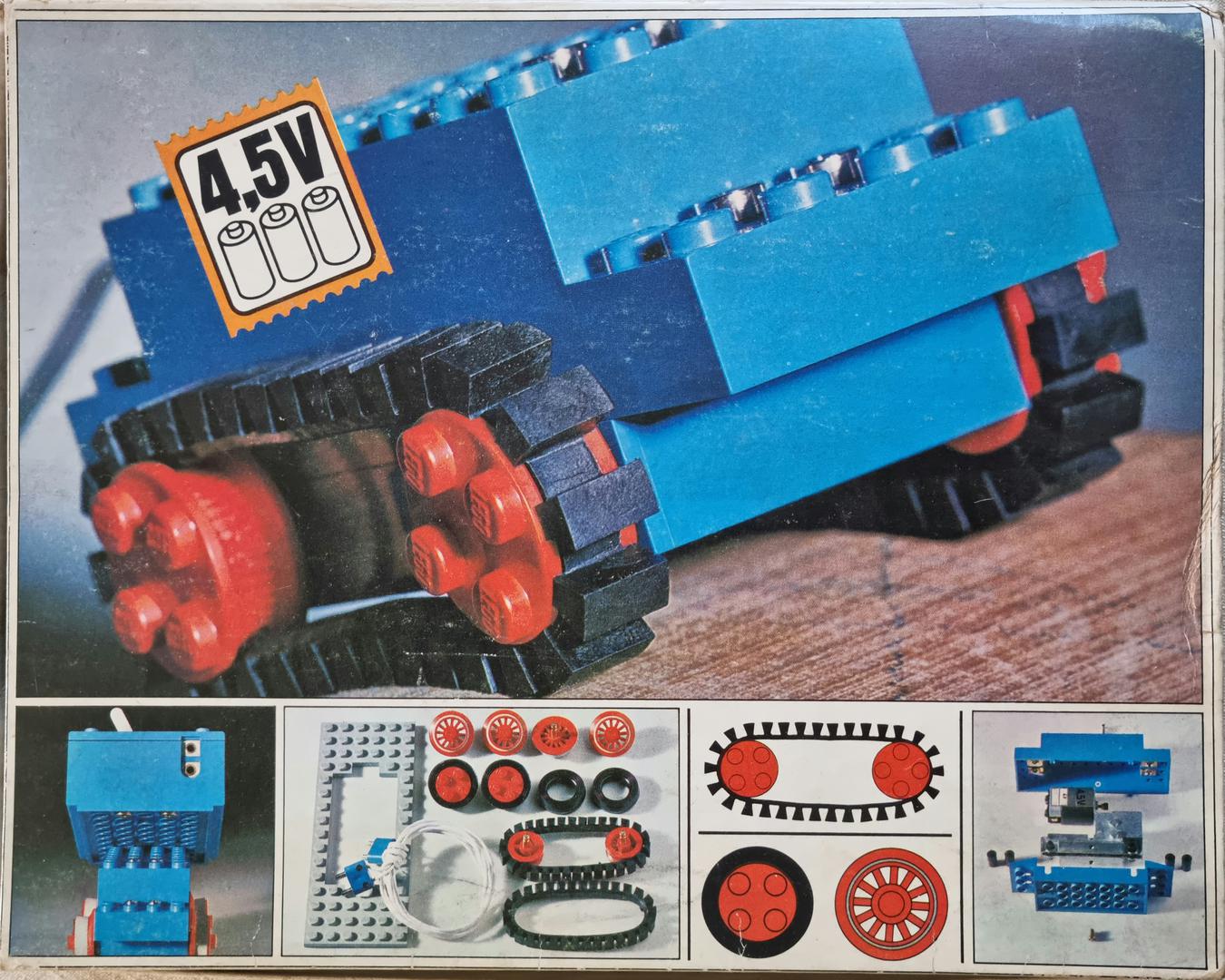 Lego 4.5V Motor Set with Rubber Tracks