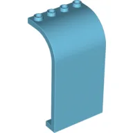 Panel 3 x 4 x 6 Curved Top / Medium Azure