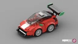 75886 Ferrari 488 GT3 Scuderia Corsa Chibi Alternate