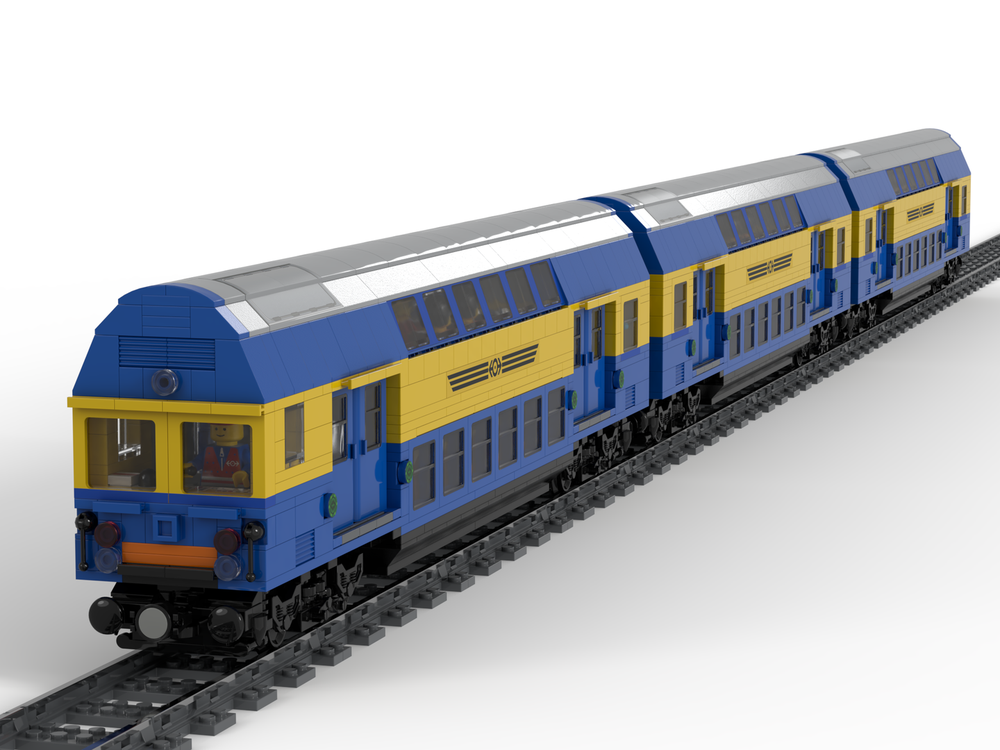 Lego Double Deck Train Car (version 1)