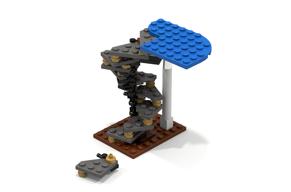 Lego Spiral Staircase