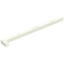 Scala, Building, Support L 40 Studs Long [Complete Assembly] / White