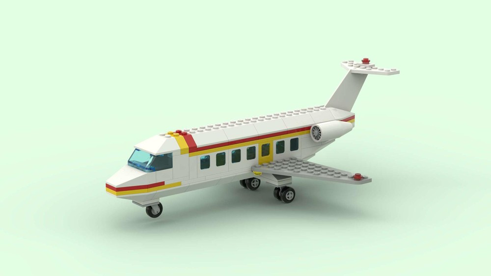 Lego Legoland inspired aircraft