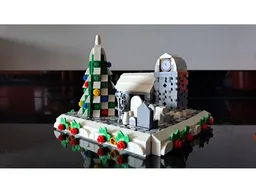Winter Village Graveyard