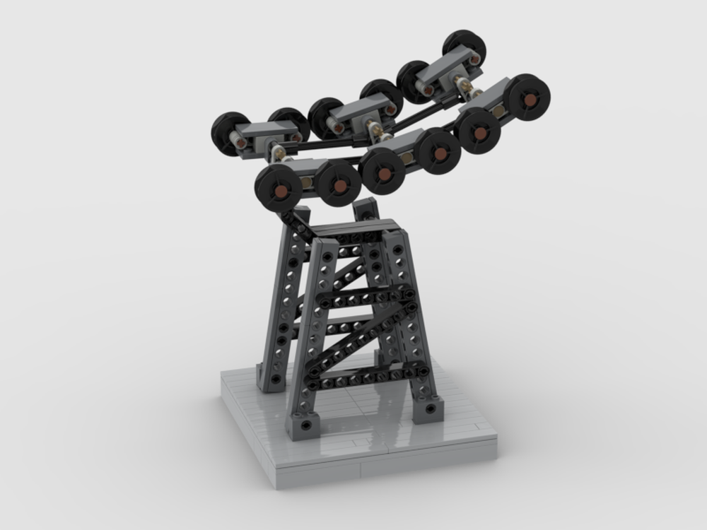 Lego chairlift tower up