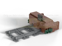 wooden buffer stop
