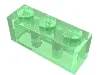Brick 1 x 3 / Trans-Green