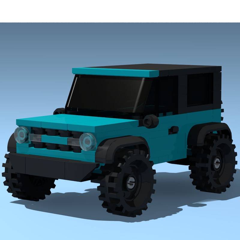 Lego 2021 Ford Bronco Wildtrak 2 Door (teal)
