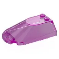 Windscreen 4 x 6 x 1 1/3 / Trans-Dark Pink