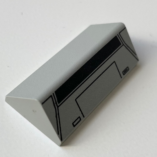 Lego Brick Sloped 45° 2 x 4 Double with AT-AT Cockpit Print
