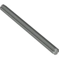 Duplo Technic Axle 6 / Light Gray