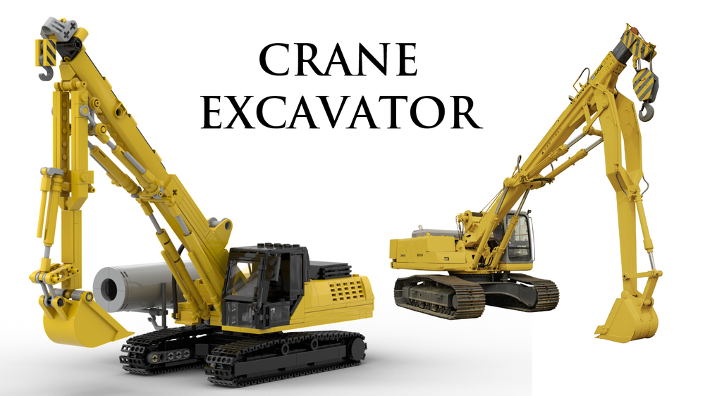 Lego Crane Excavator