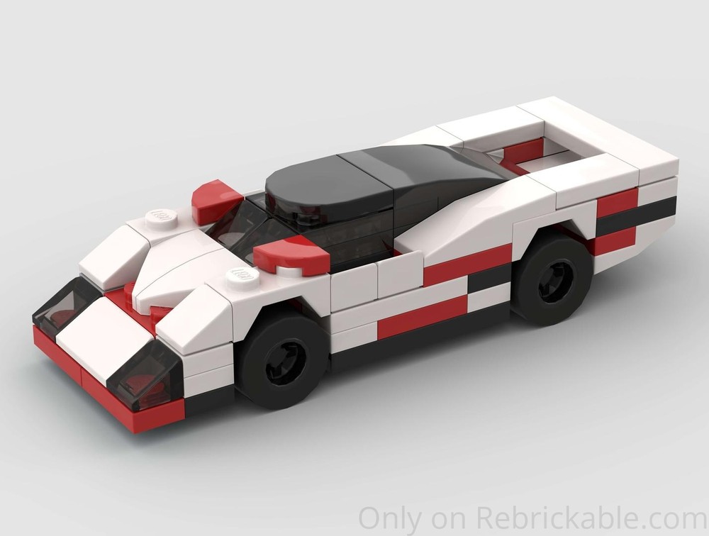 Lego Dauer 962 LM Racing Car - Half Speed Champions Scale