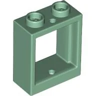Window 1 x 2 x 2 Flat Front / Sand Green