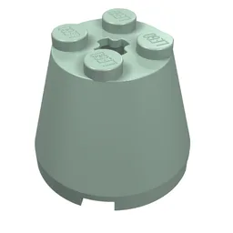 Cone 3 x 3 x 2 / Sand Green