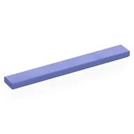 Tile 1 x 8 with Groove / Blue Violet