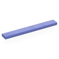 Lego Tile 1 x 8 with Groove / Blue Violet