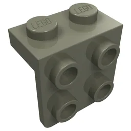 Bracket 1 x 2 - 2 x 2 / Dark Gray