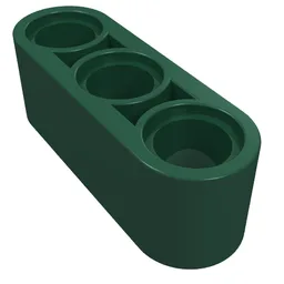Technic Beam 1 x 3 Thick / Dark Green