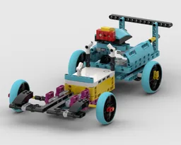 Fast race car LEGO Spike Prime